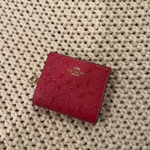Coach Snap Wallet - Strawberry Haze